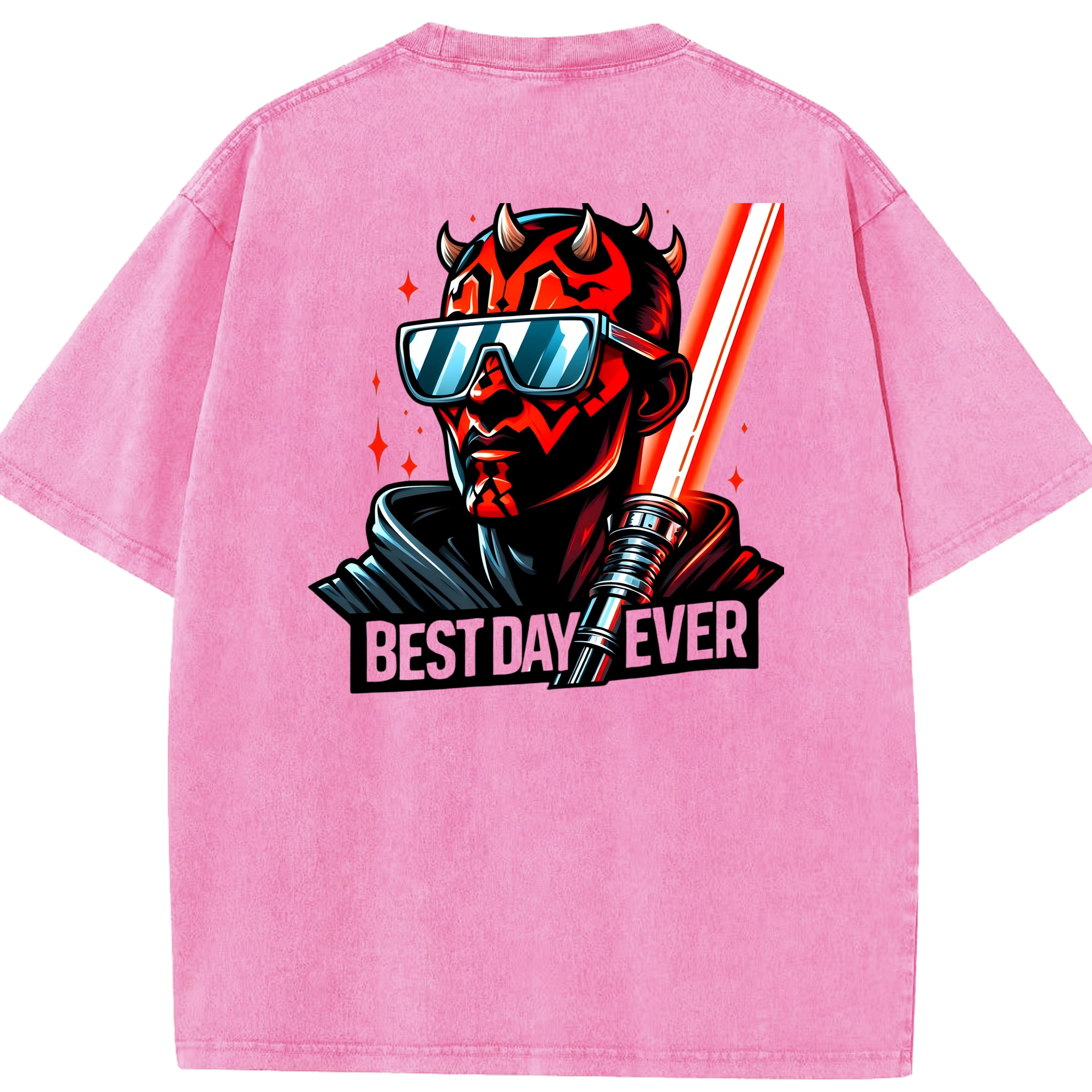 （画像用） スター・ウォーズ Star Wars 綿100% ヴィンテージ風 半袖Tシャツ（背面プリント）